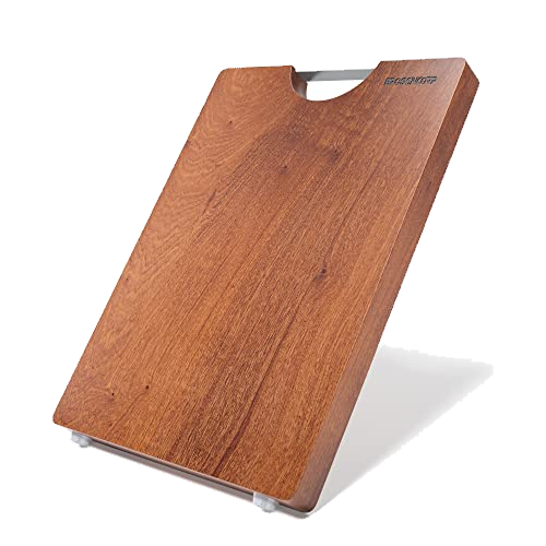 Brosisincorp Sapele Wood Cutting Board One Piece No Glue 15.74"L*11.81"W